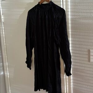 Black Zara Tiered Mini Dress